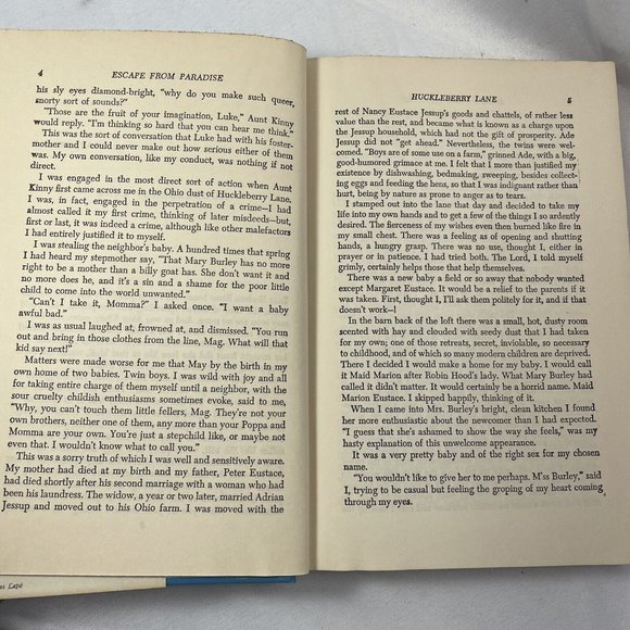 Escape from Paradise by Katharine Newlin Burt Sears Readers Club Vintage Book - Picture 11 of 12